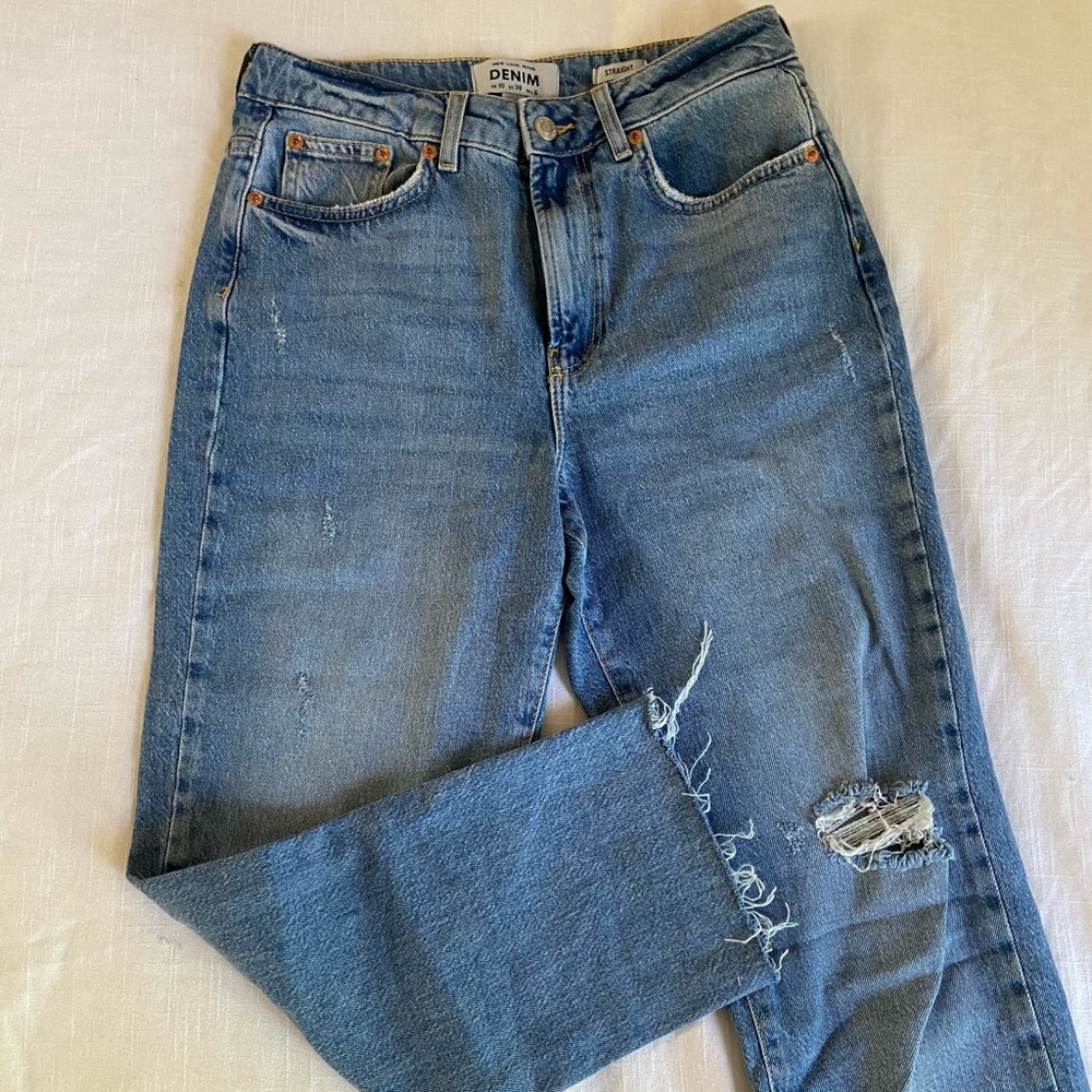 ASOS petite straight leg jeans
